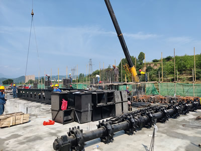 隴南徽縣2臺(tái)58MW鍋爐安裝工作于2022年6月19日正式開始